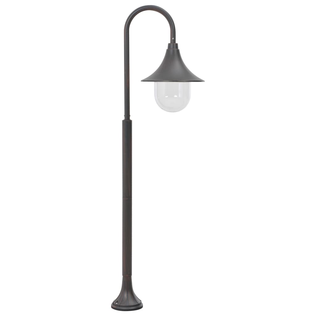 Lampadaire de jardin E27 120 cm Aluminium Bronze