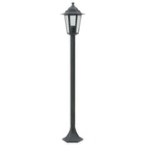 Lampe de jardin à piquet 6 pcs E27 110 cm Aluminium Vert foncé