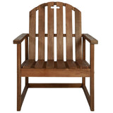 Chaises de jardin lot de 2 Bois d'acacia solide