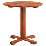 Table de bistro 70x70 cm Bois d'acacia massif