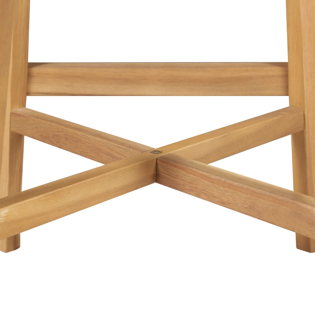 Ensemble à manger d'extérieur 5 pcs Bois d'acacia solide