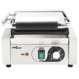 Gerillter Paninigrill aus Edelstahl, 1800 W, 31 x 30,5 x 20 cm