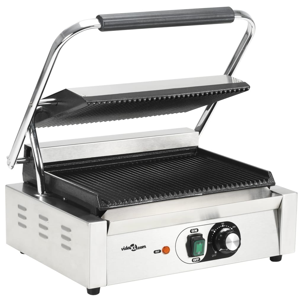 Rillengrill für Panini 2200 W 43x30,5x20 cm