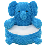 Blue stuffed elephant