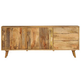 Solid mango wood sideboard 170x40x70 cm