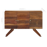 Buffet Bois recyclé massif 110x30x75 cm Marron