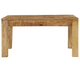 Table basse 80x80x40 cm Bois de manguier massif