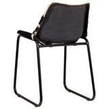 Chaises à manger lot de 4 cuir véritable de chèvre