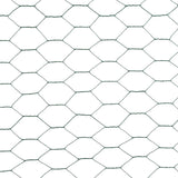 Steel mesh with PVC coating 25x1.2 m Green