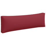 Coussins de palette lot de 3 rouge tissu