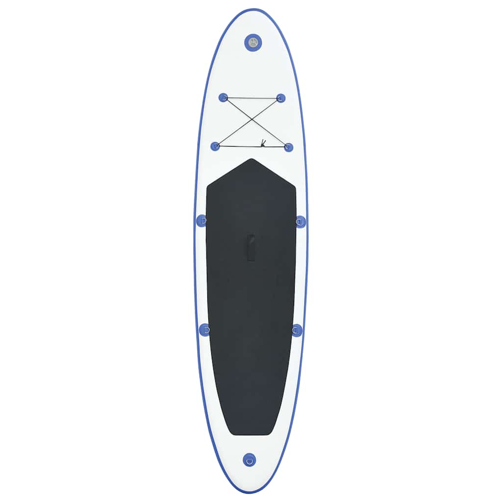 Blue and White Inflatable SUP Board Set