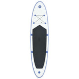 Blue and White Inflatable SUP Board Set