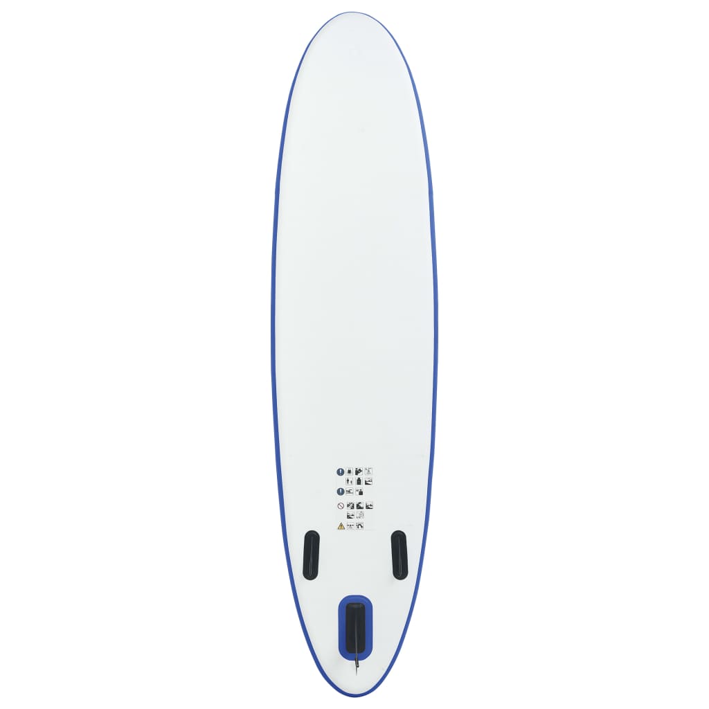 Blue and White Inflatable SUP Board Set