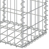 Paniers de gabion 2 pcs Acier galvanisé 30x30x40 cm