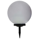 Lampe LED solaire d'extérieur sphérique 40 cm RVB