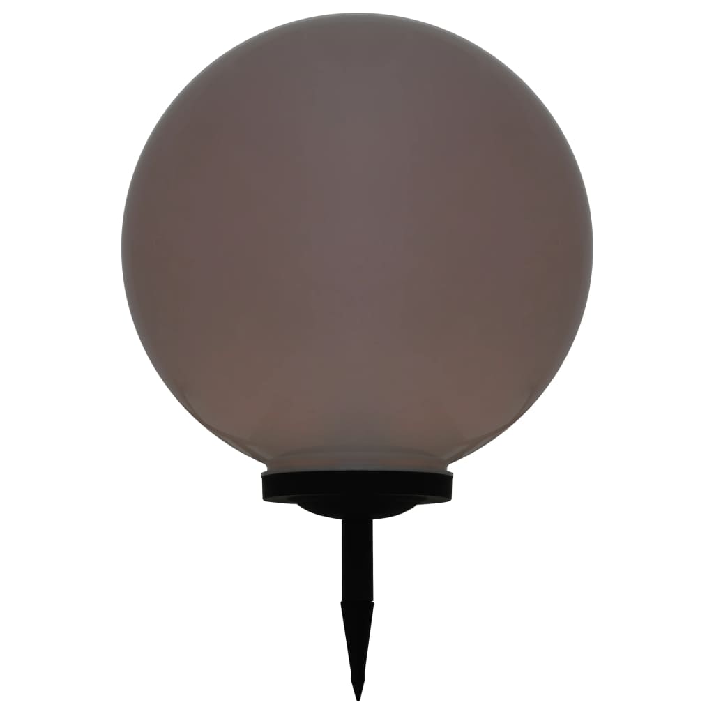 Lampe LED solaire d'extérieur sphérique 50 cm RVB