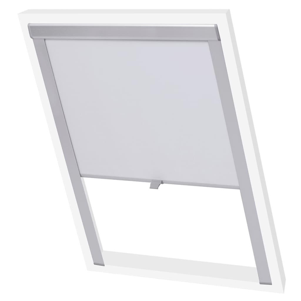 White UK08 Blackout Roller Blind