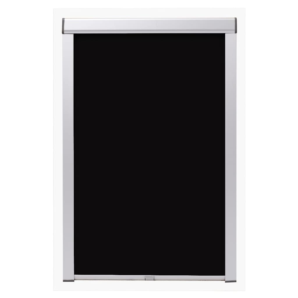 Black roller blind CK02