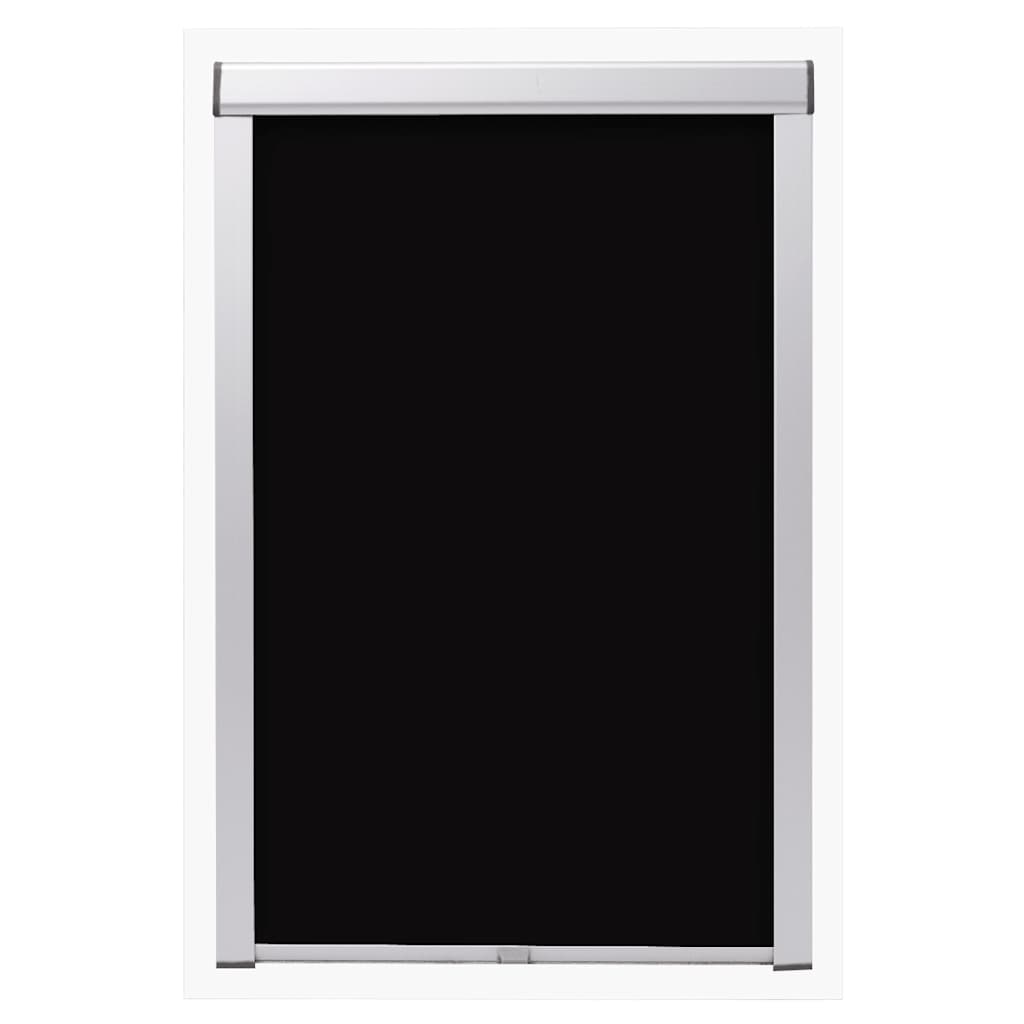 Black roller blind CK04