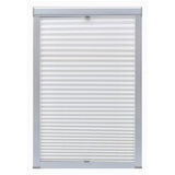 White pleated blind PK06