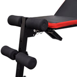 Adjustable training bench with dumbbell set 60.5 kg