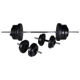 Adjustable training bench with dumbbell set 60.5 kg