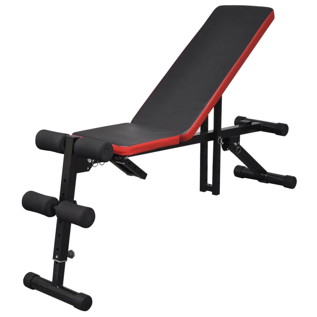 Adjustable Workout Bench with 30.5kg Dumbbell Set