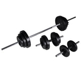 Adjustable Workout Bench with 30.5kg Dumbbell Set