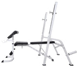 Training bench and weight rack dumbbell set 60.5 kg