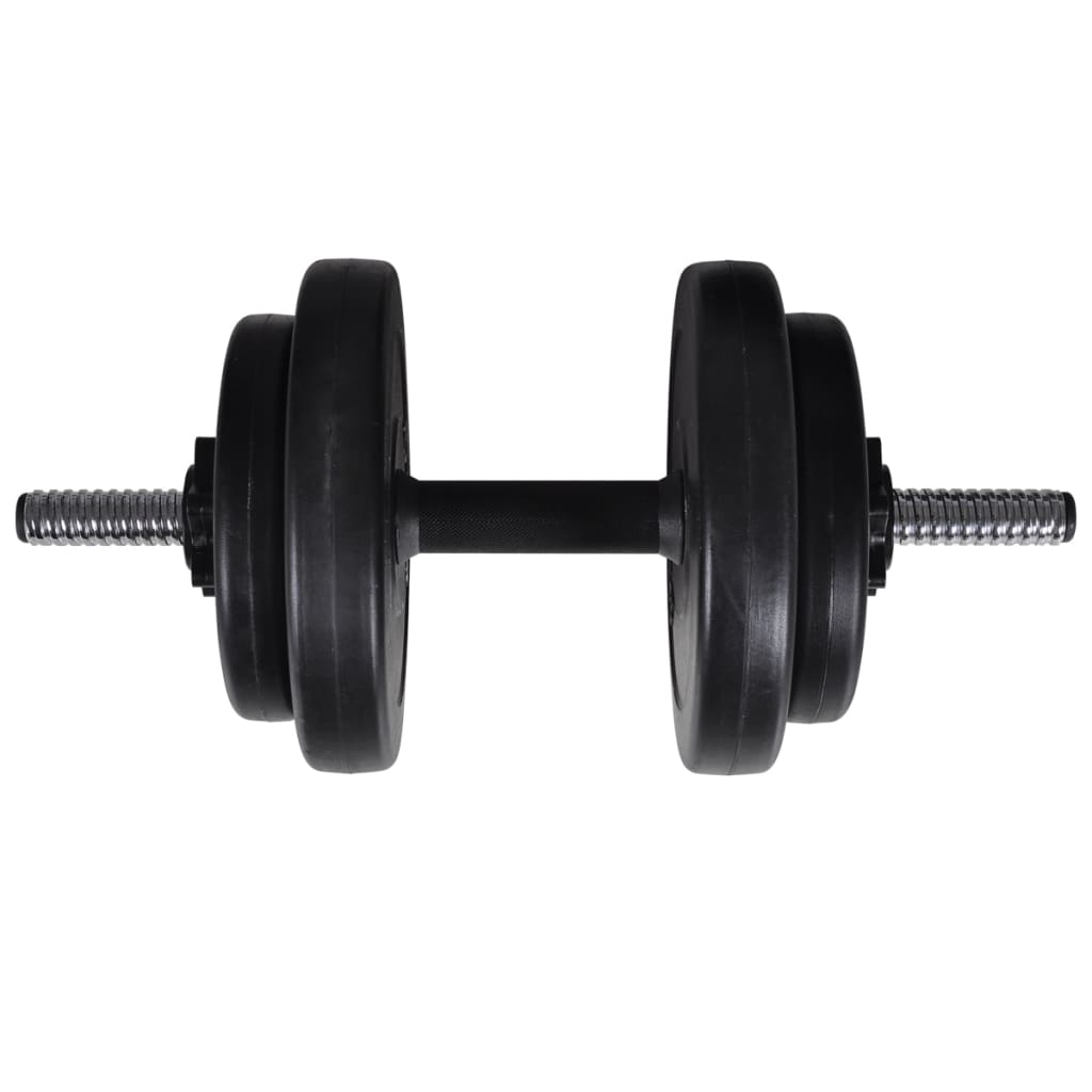 Training bench and weight rack dumbbell set 60.5 kg