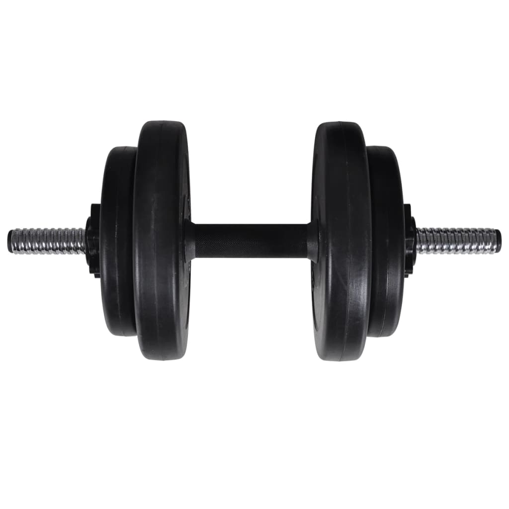 Training bench with weight rack dumbbell set 60.5kg