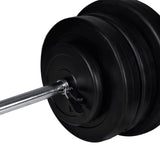 Training bench with weight rack dumbbell set 60.5kg