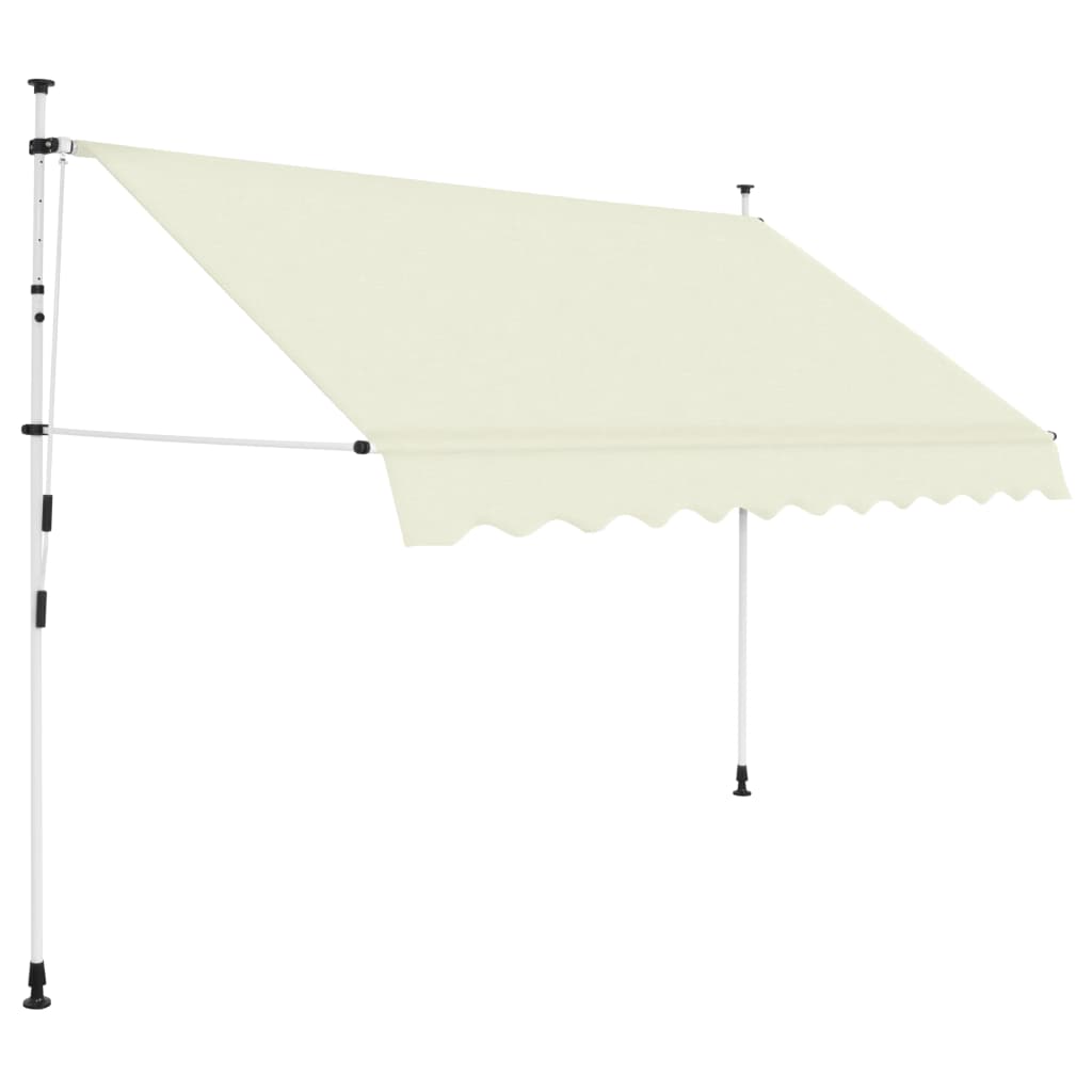 Auvent manuel rétractable 300 cm Crème