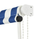 Retractable awning 300x150 cm Blue and white