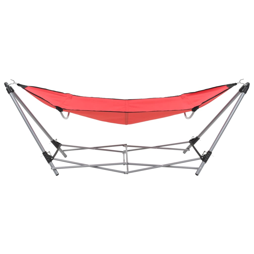 Hamac avec support pliable Rouge