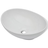 Lavabo céramique 40 x 33 cm Ovale Blanc