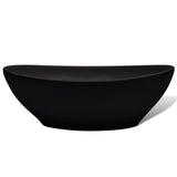 Lavabo céramique 40 x 33 cm Noir