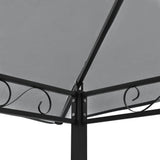 Chapiteau de jardin avec table et bancs 2,5x1,5x2,4m Anthracite