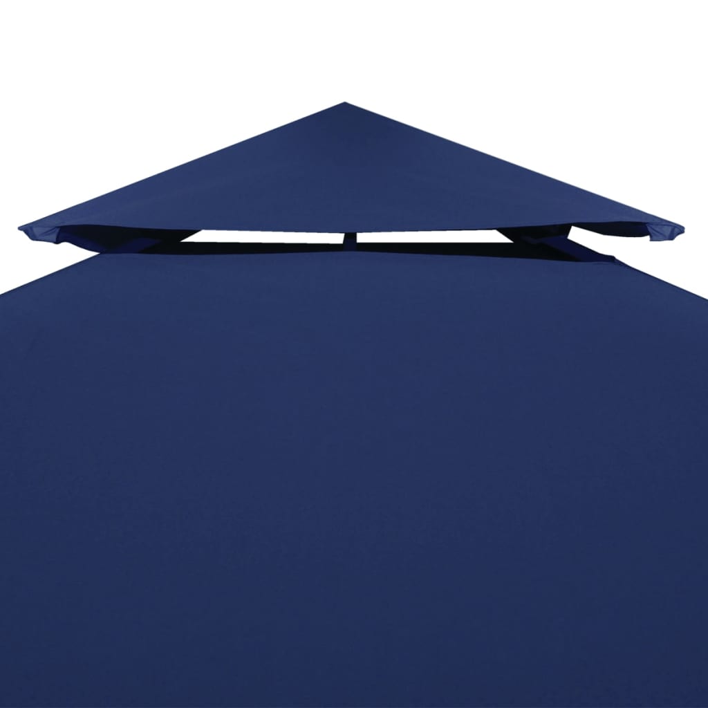 Hochwertiges Pavillon-Planentuch, 2 Ebenen, 310 g/m², 4 x 3 m, Blau