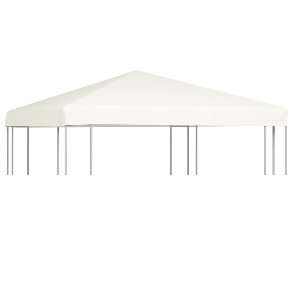 Pavillon-Top-Leinwand, 310 g/m², 3 x 3 m, cremeweiß