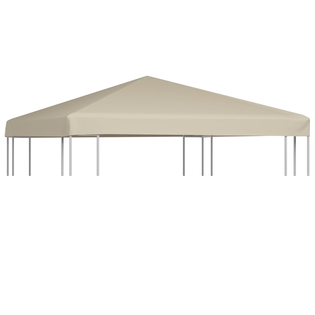 Couverture de toit de belvédère 310 g / m² 3x3 m Beige