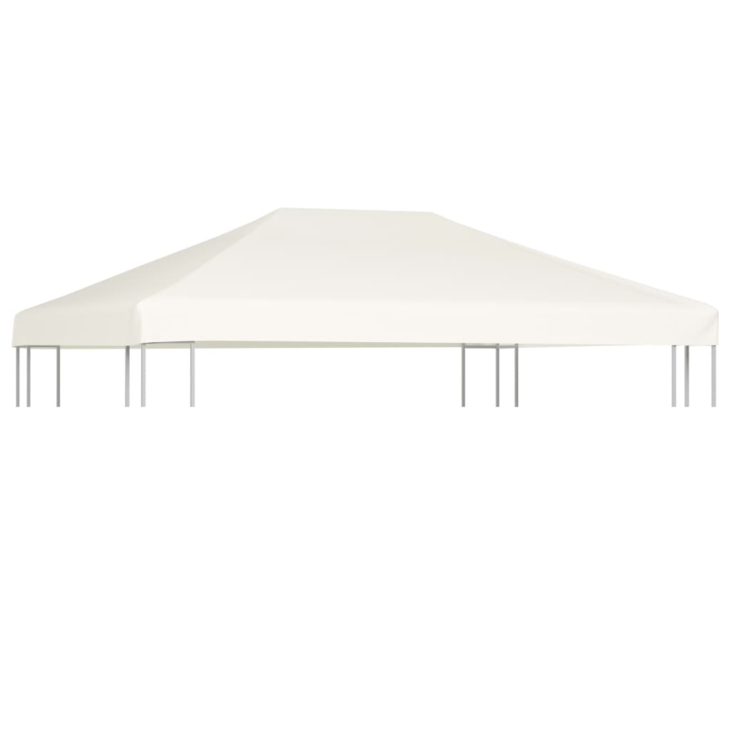 Pavillon-Top-Plane, 310 g/m², 4 x 3 m, cremeweiß