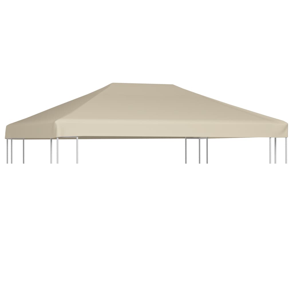 Couverture de dessus de belvédère 310 g / m² 4x3 m Beige