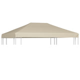 Couverture de dessus de belvédère 310 g / m² 4x3 m Beige