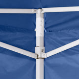 Folding tent with 2 walls 3 x 3 m Blue