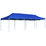 Tente de réception pliable 3x9 m Bleu