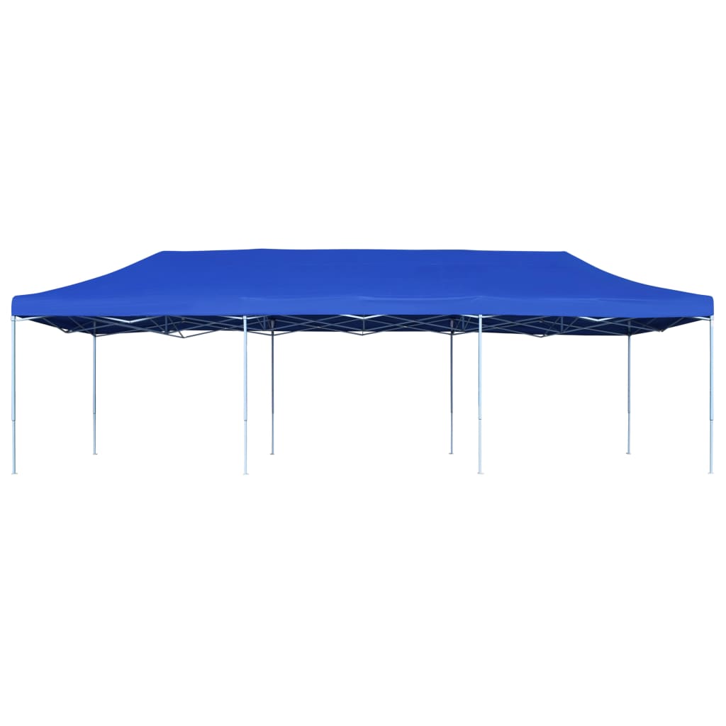 Tente de réception pliable 3x9 m Bleu