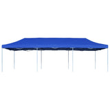 Tente de réception pliable 3x9 m Bleu