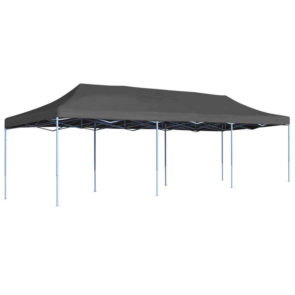 Tente de réception pliable 3 x 9 m Anthracite