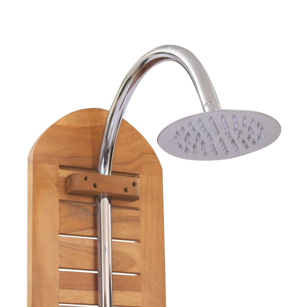 Douche de jardin teck massif 70x75x204 cm